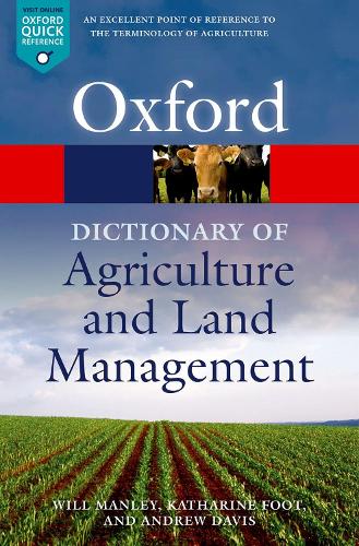Бумажная книга «A Dictionary of Agriculture and Land Management», автор Эндрю Дэвис - фото №1