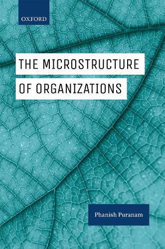 Паперова книга «The Microstructure of Organizations», автор Фаніш Пуранам - фото №1