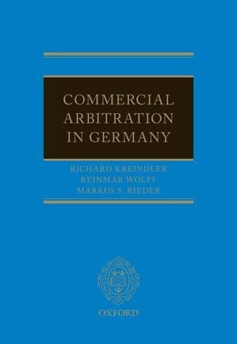 Бумажная книга «Commercial Arbitration in Germany», автор Ричард Крейндлер - фото №1