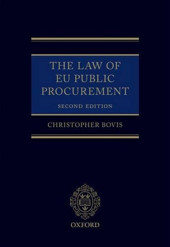 Паперова книга «The Law of EU Public Procurement», автор Крістофер Бовіс - фото №1
