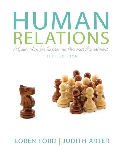 Паперова книга «Human Relations:  A Game Plan for Improving Personal Adjustment», авторів Джуді Артер, Лорен Форд - фото №1