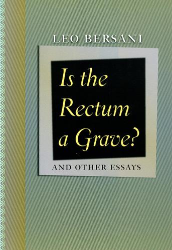 Бумажная книга «Is the Rectum a Grave?: and Other Essays», автор Лео Берсани - фото №1