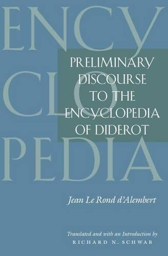 Бумажная книга «Preliminary Discourse to the Encyclopedia of Diderot», автор Жан Ле Ронд д'Алембер - фото №1