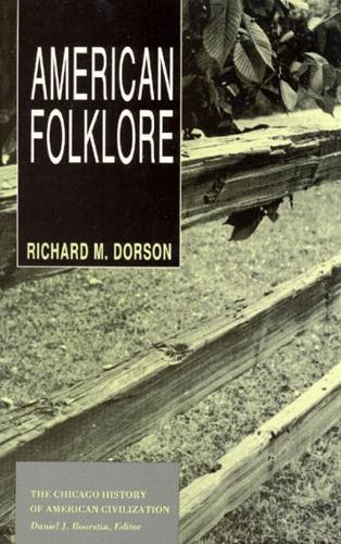 Паперова книга «American Folklore», автор Річард М. Дорсон - фото №1