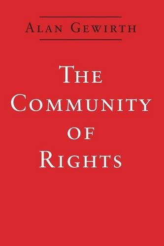Бумажная книга «The Community of Rights», автор Алан Гевирт - фото №1