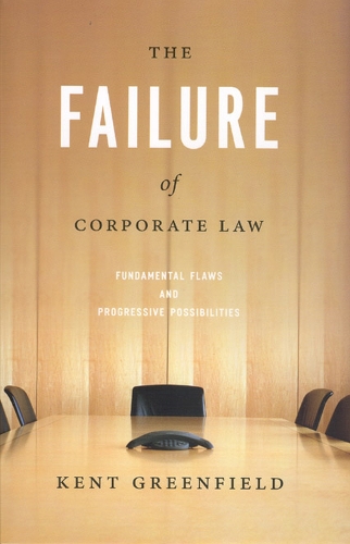 Паперова книга «The Failure of Corporate Law: Fundamental Flaws and Progressive Possibilities», автор Кент Грінфілд - фото №1