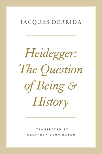 [object Object] «Heidegger: The Question of Being and History», автор Жак Деррида - фото №1
