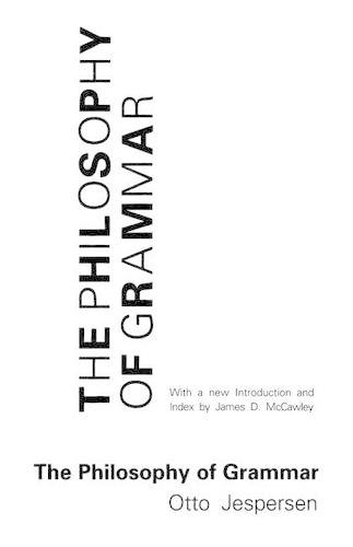 Бумажная книга «The Philosophy of Grammar», автор Отто Йесперсен - фото №1