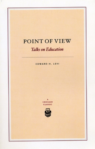 Бумажная книга «Point of View: Talks on Education», автор Эдвард Х. Леви - фото №1