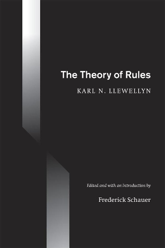 Паперова книга «The Theory of Rules», автор Карл Н. Ллевеллін - фото №1