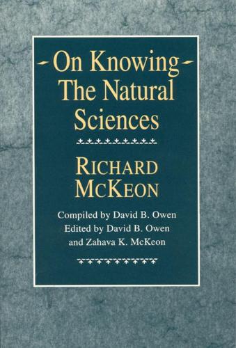 Паперова книга «On Knowing--The Natural Sciences», автор Річард П. Маккін - фото №1
