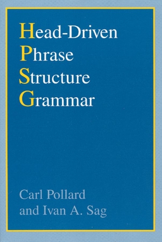 Бумажная книга «Head-Driven Phrase Structure Grammar», авторов Карл Поллард, Иван А. Саг - фото №1
