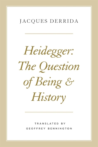 [object Object] «Heidegger: The Question of Being and History», автор Жак Деррида - фото №1