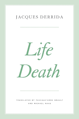 Бумажная книга «Life Death», автор Жак Деррида - фото №1