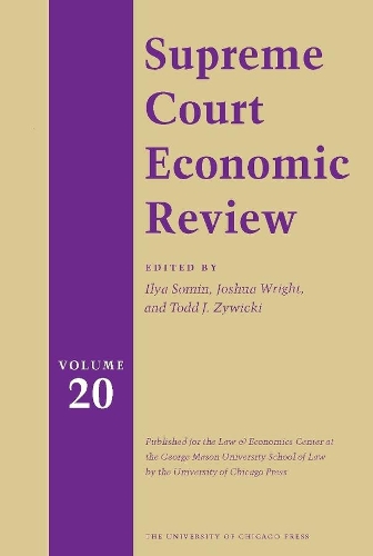 Бумажная книга «Supreme Court Economic Review, Volume 20», автор Илья Сомин - фото №1