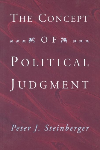 Паперова книга «The Concept of Political Judgment», автор Пітер Дж. Стейнбергер - фото №1