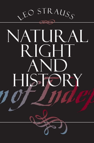 Паперова книга «Natural Right and History», автор Лео Штраус - фото №1