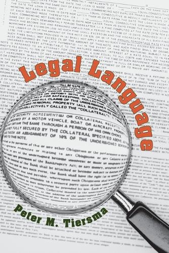 Бумажная книга «Legal Language», автор Питер М. Тирсма - фото №1