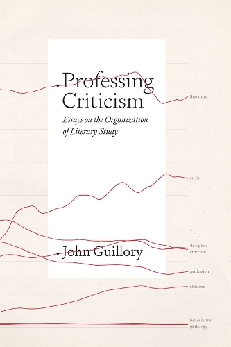Бумажная книга «Professing Criticism: Essays on the Organization of Literary Study», автор Джон Гиллори - фото №1