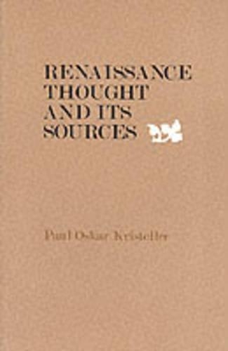 Паперова книга «Renaissance Thought and its Sources», автор Пол Оскар Крістеллер - фото №1