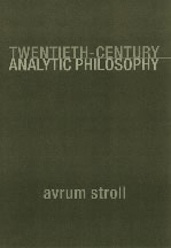 Бумажная книга «Twentieth-Century Analytic Philosophy», автор Аврум Стролл - фото №1