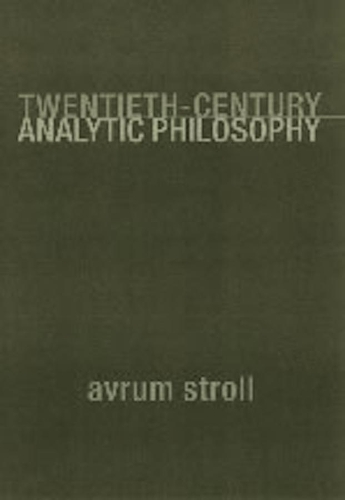 Паперова книга «Twentieth-Century Analytic Philosophy», автор Аврум Стролл - фото №1