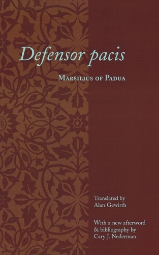Паперова книга «Defensor pacis», автор Марсилій Падуанський - фото №1