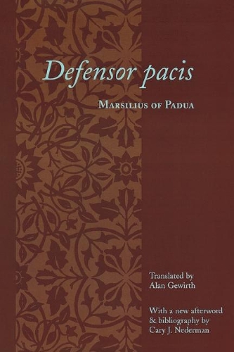 Паперова книга «Defensor pacis», автор Марсилій Падуанський - фото №1