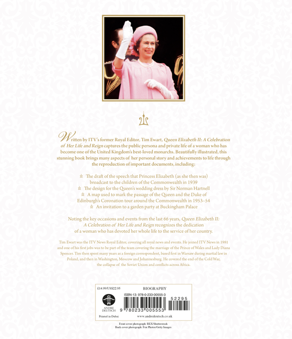 Бумажная книга «Queen Elizabeth II», автор Тим Эварт - фото №1