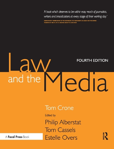 Бумажная книга «Law and the Media», автор Том Кроун - фото №1