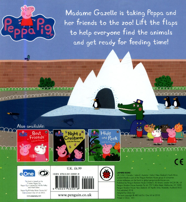 [object Object] «Peppa Pig. At the Zoo. A lift-the-flap book» - фото №2 - миниатюра