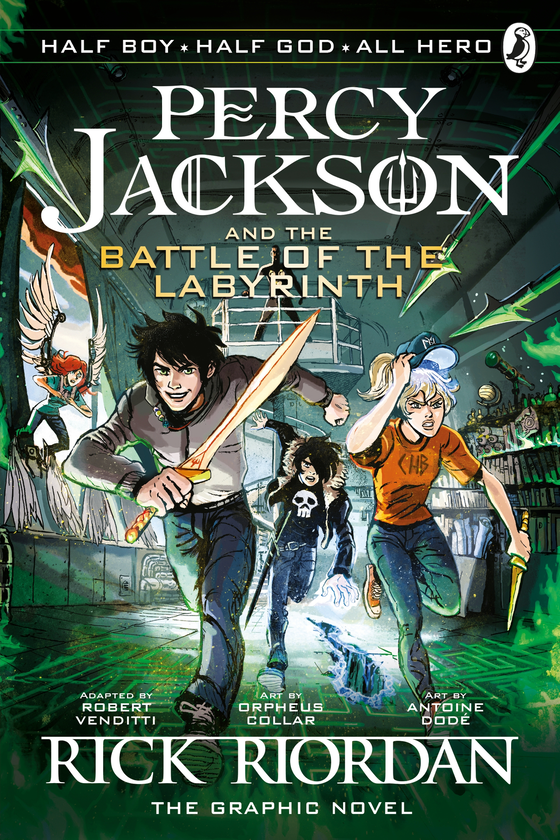 Бумажная книга «Percy Jackson and The Battle Of The Labyrinth. The Graphic Novel. Book 4», автор Рик Риордан - фото №1