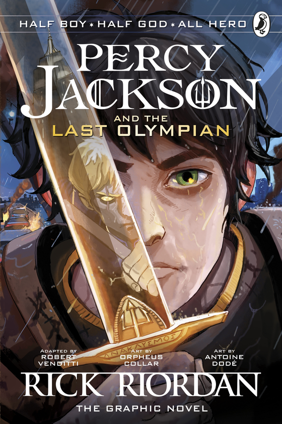 Бумажная книга «The Last Olympian. The Graphic Novel», автор Рик Риордан - фото №1