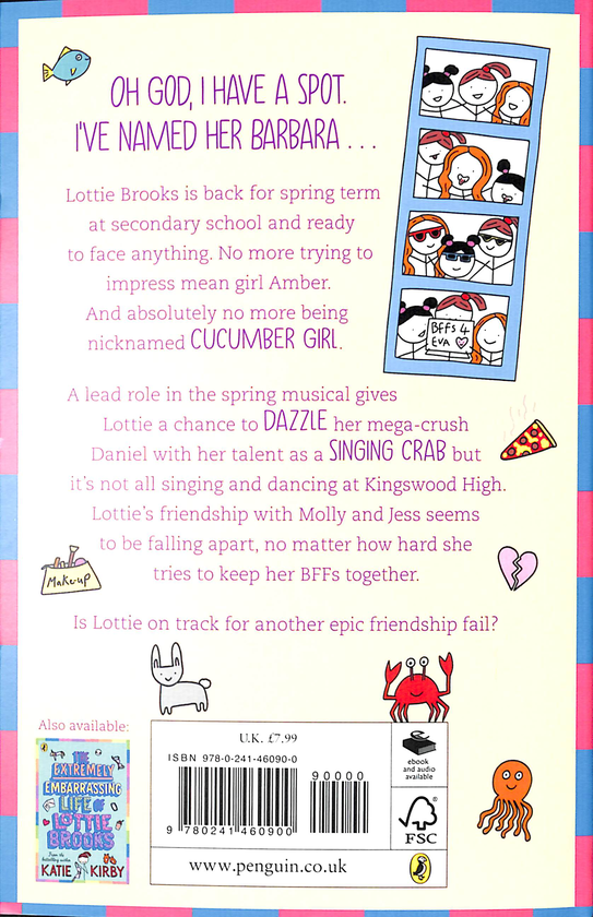Паперова книга «The Catastrophic Friendship Fails of Lottie Brooks», автор Кеті Кірбі - фото №1