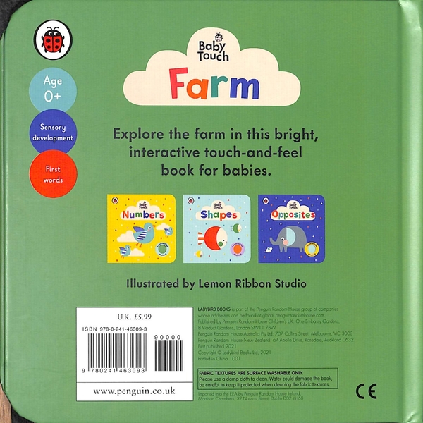 Бумажная книга «Baby Touch: Farm» - фото №1