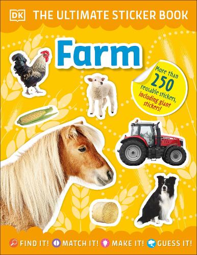 Бумажная книга «Ultimate Sticker Book Farm», автор DK (Dorling Kindersley) - фото №1