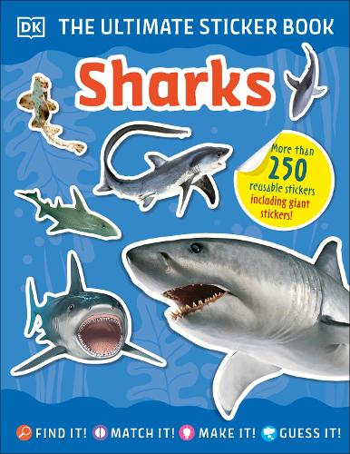 [object Object] «Ultimate Sticker Book Sharks», автор DK (Dorling Kindersley) - фото №1