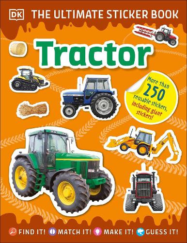 Бумажная книга «Ultimate Sticker Book Tractor», автор DK (Dorling Kindersley) - фото №1
