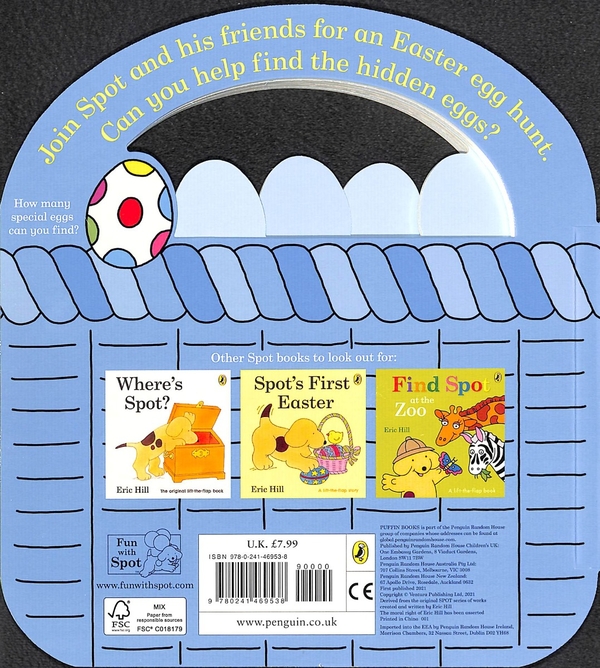 Бумажная книга «Spot's Easter Basket», автор Эрик Хилл - фото №1