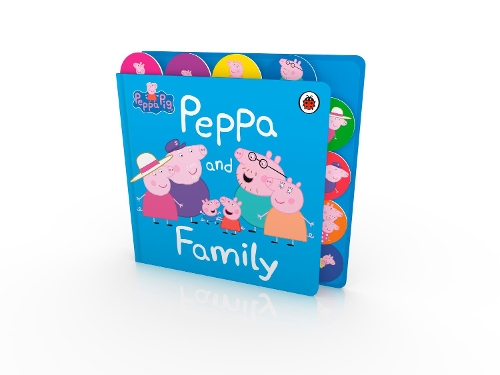 [object Object] «Peppa Pig: Peppa and Family: Tabbed Board Book», автор Свинка Пеппа - фото №1