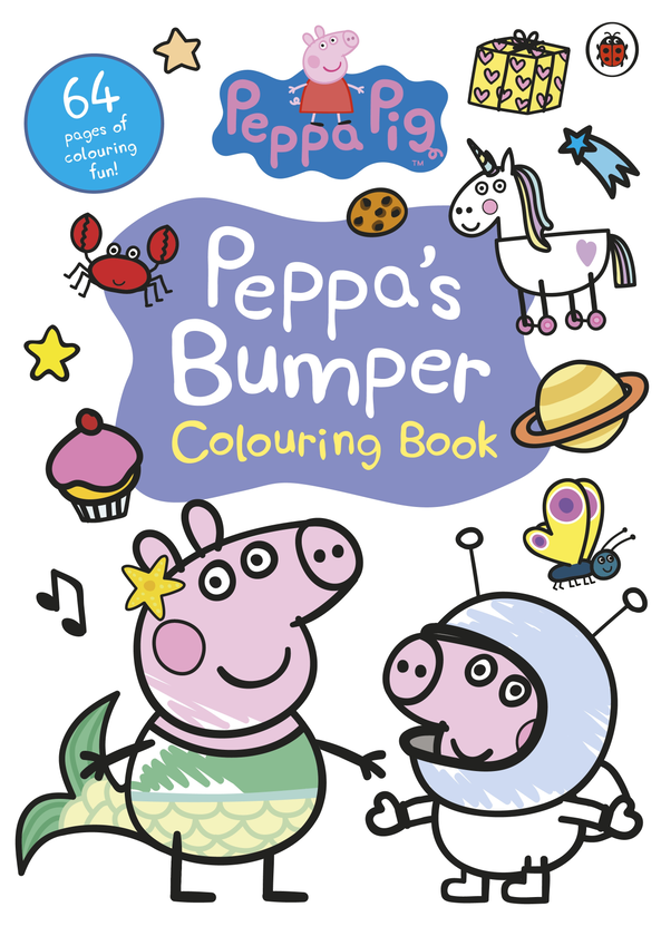 Бумажная книга «Peppa Pig. Peppa’s Bumper Colouring Book» - фото №1