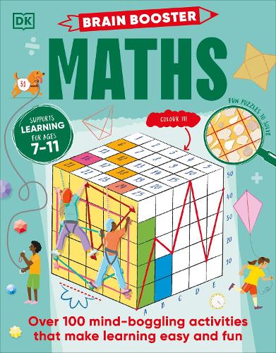 Паперова книга «Brain Booster Maths: Over 100 Mind-Boggling Activities that Make Learning Easy and Fun», автор DK (Dorling Kindersley) - фото №1