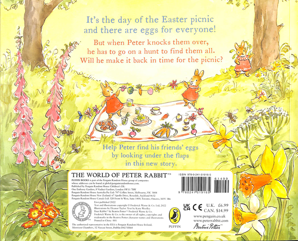 Паперова книга «Peter Rabbit Great Big Easter Egg Hunt», автор Беатріс Поттер - фото №1