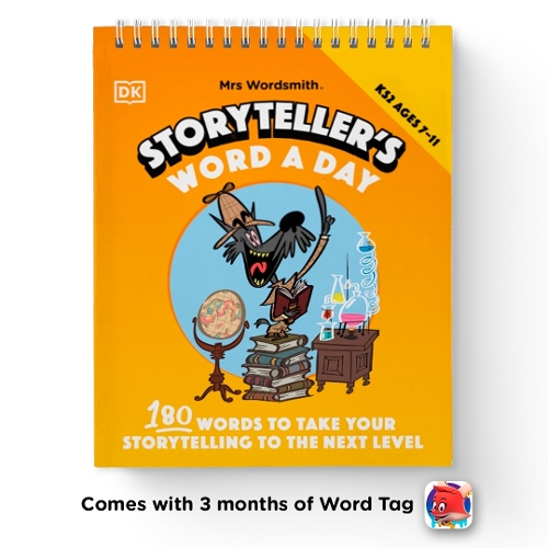 Паперова книга «Mrs Wordsmith Storyteller's Word A Day, Ages 7-11 (Key Stage 2): Boost Vocabulary and Storytelling with 180 New Words + 3 Months of Word Tag Video Game», автор Міссіс Вордсміт - фото №1