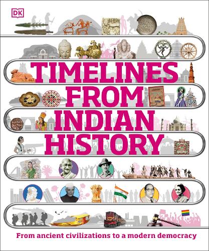 Паперова книга «Timelines from Indian History», автор DK (Dorling Kindersley) - фото №1