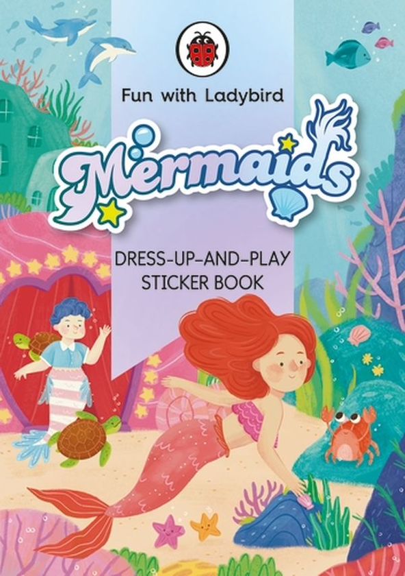 Бумажная книга «Dress-Up-And-Play Sticker Book. Mermaids» - фото №1