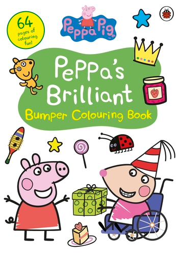 Бумажная книга «Peppa Pig. Peppa's Brilliant Bumper Colouring Book» - фото №1