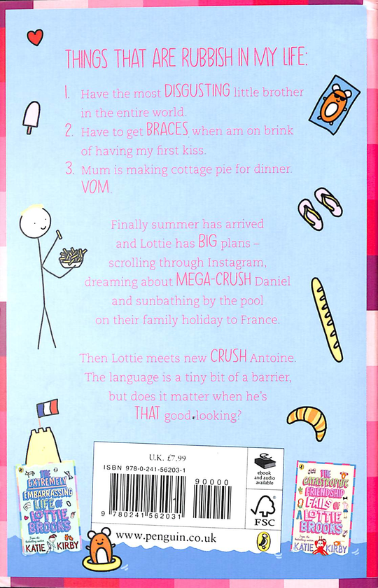 Паперова книга «The Mega-Complicated Crushes of Lottie Brooks», автор Кеті Кірбі - фото №1