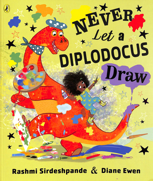 Бумажная книга «Never Let a Diplodocus Draw», автор Рашми Сирдешпанде - фото №1