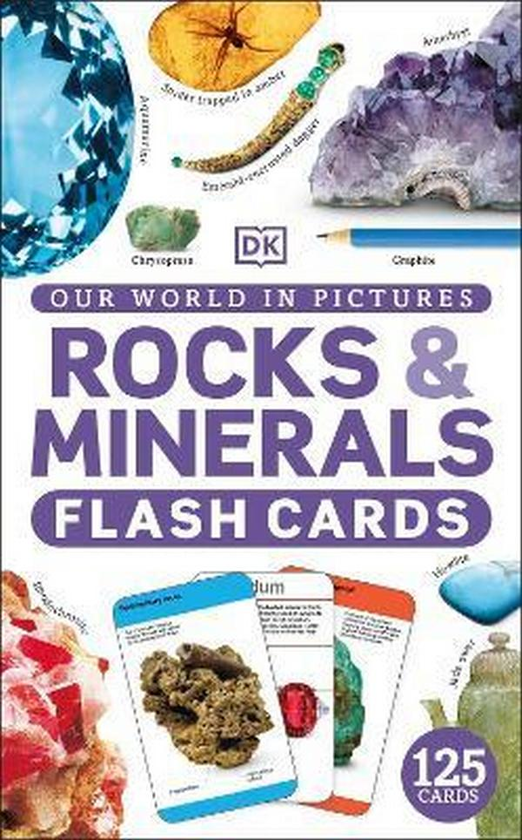 Паперова книга «Our World in Pictures. Rocks and Minerals Flash Cards» - фото №1